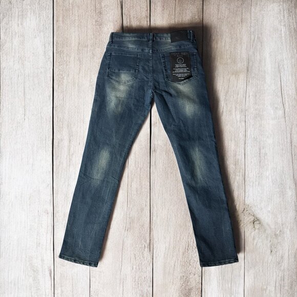 VGB Vintage Geans Black Men's Jeans Slim Fit New With Tags Size 32x32 - Picture 2 of 6